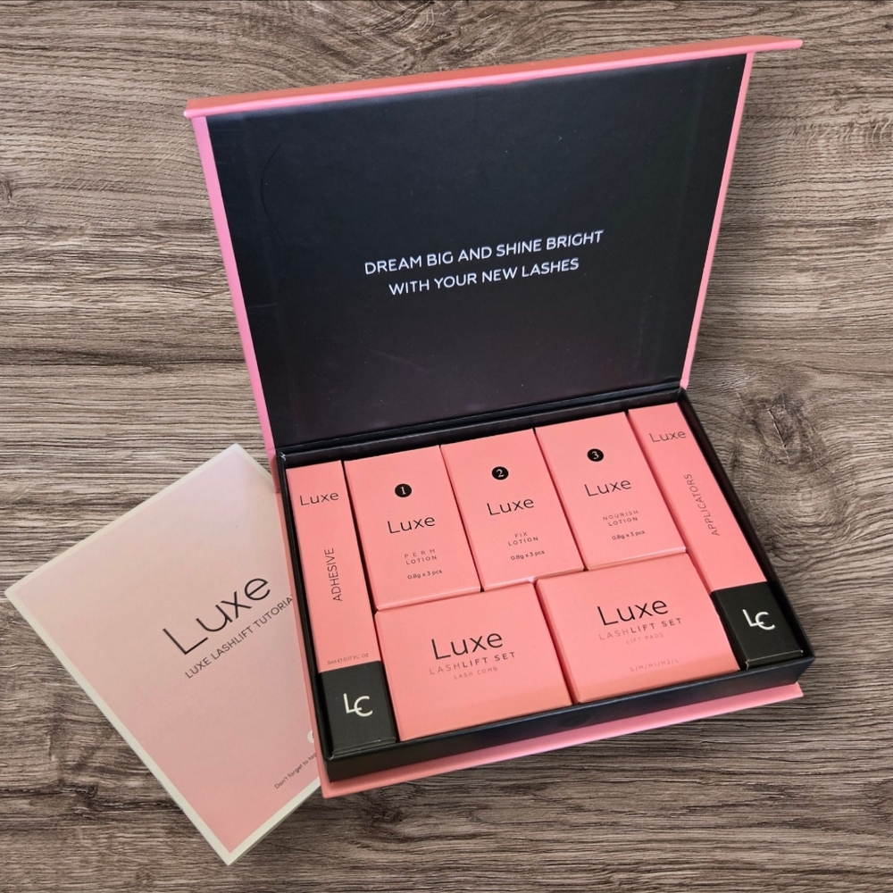 Luxe Lashlift Set Treatment For Better Fuller Curved Lashes Lasts  Up To 8 Weeks